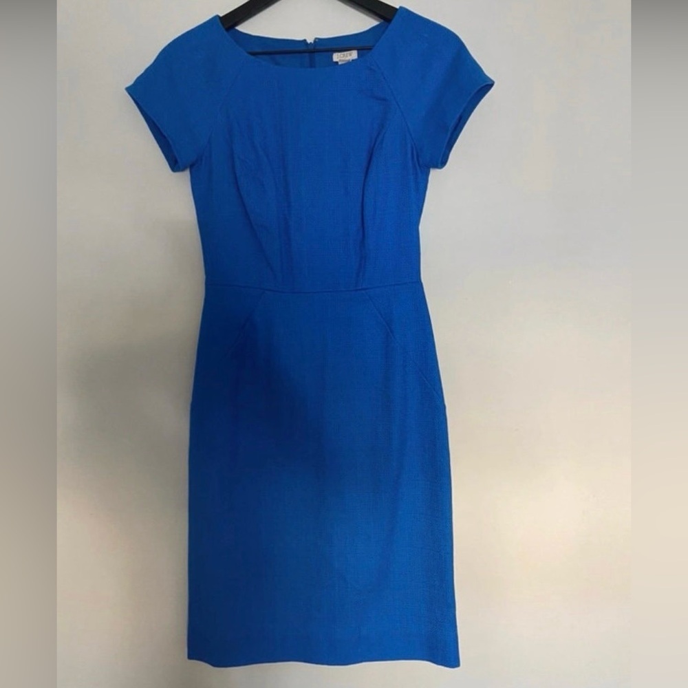 J.Crew sheath dress in royal blue size 00